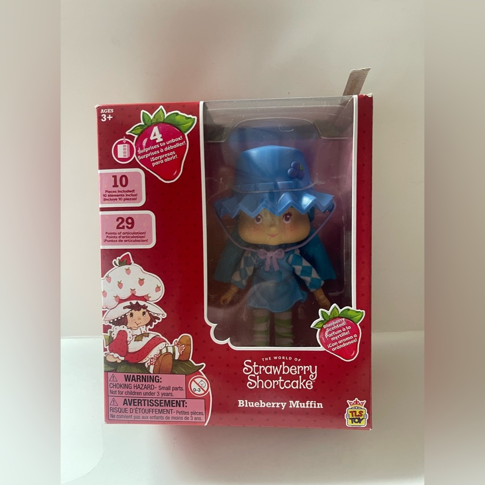 Strawberry Shortcake 5.5-inch Blueberry Muffin Poseable Doll - Broken Box
